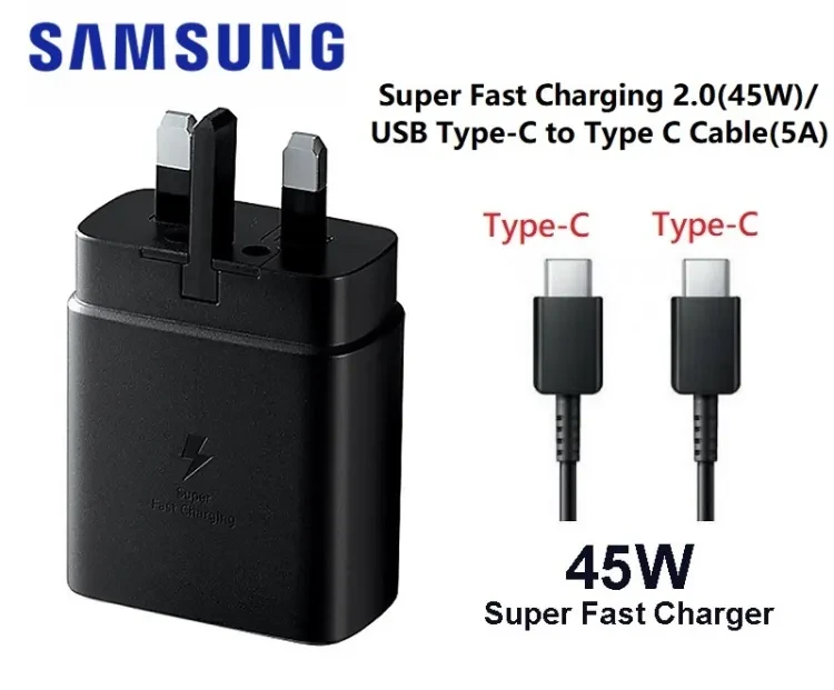 Samsung 45W Fast Charging Type C Adapter WITH CABLE - image 3