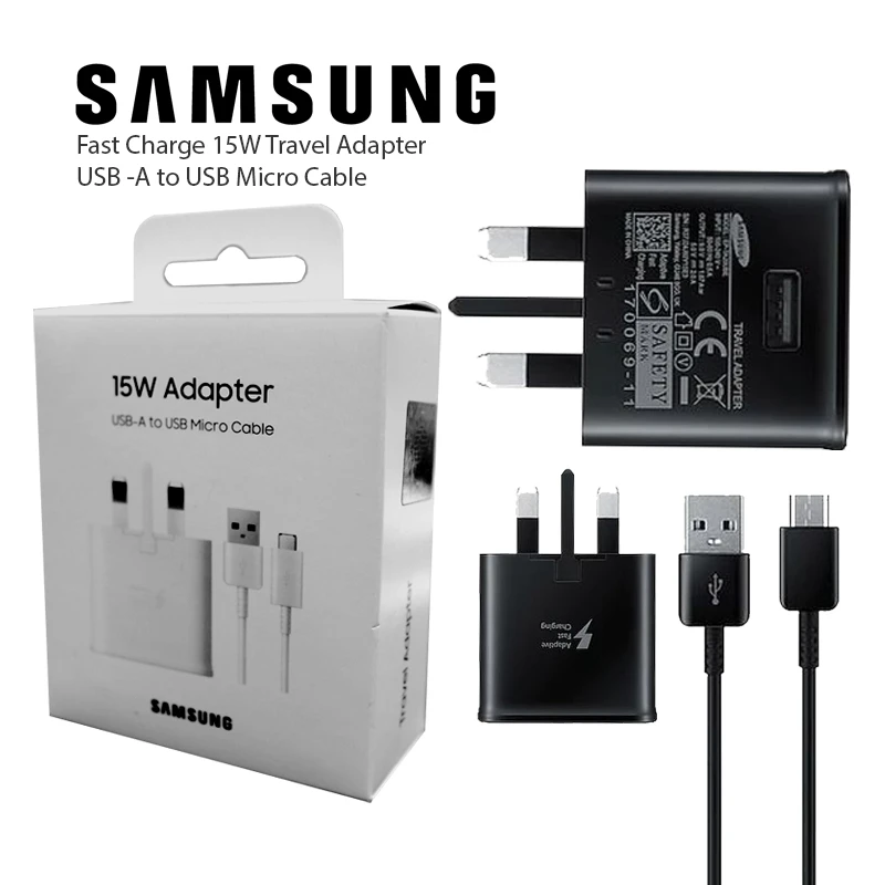 SAMSUNG ADAPTER 15W Adaptive Fast Charger Micro USB - image 3