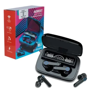 Generic M19 TWS Wireless Earbuds Touch LED Display 2000mAh