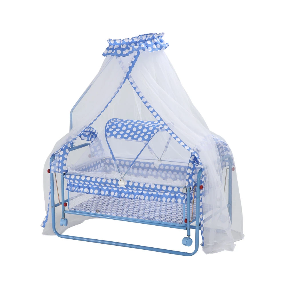 BABYLAND COT206 Baby Swinging Crib with Mosquito Net - image 7