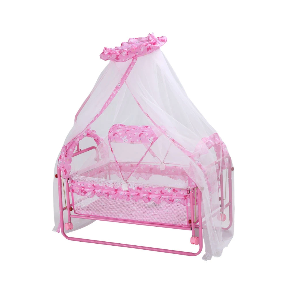 BABYLAND COT206 Baby Swinging Crib with Mosquito Net - image 8