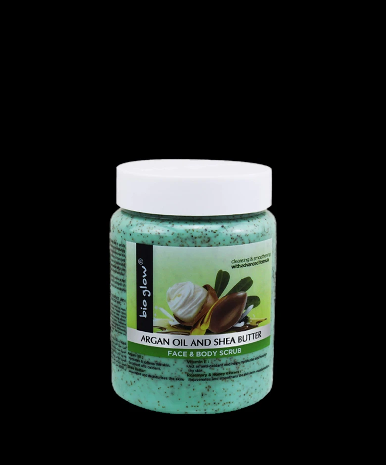 Bio Glow Argan Oil & Shea Butter Face & Body Scrub - image 2