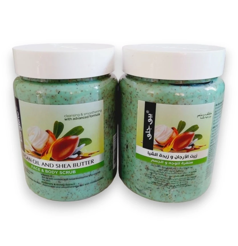 Bio Glow Argan Oil & Shea Butter Face & Body Scrub