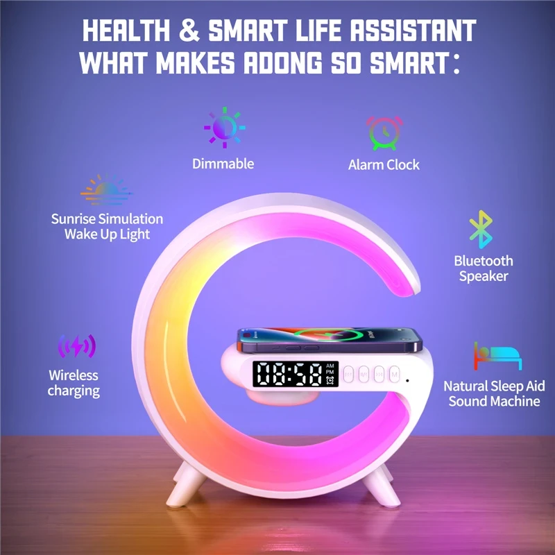 Generic Bluetooth Speaker 15W Fast Charging Station - image 3