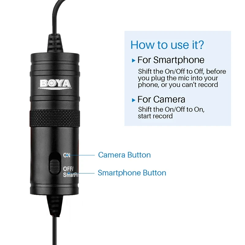 BOYA M1 Condenser Lavalier Clip-on Microphone - image 5