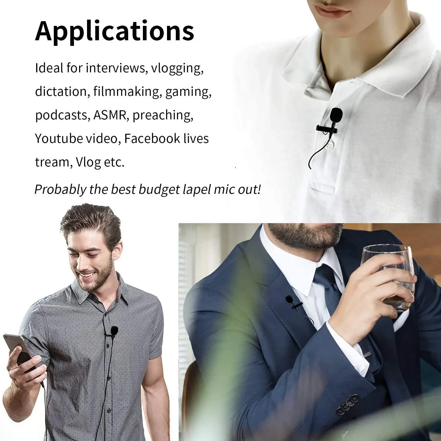 BOYA M1 Condenser Lavalier Clip-on Microphone - image 4