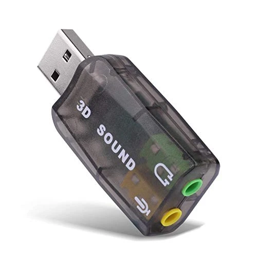 Generic USB Sound Card External 3D Audio Adapter