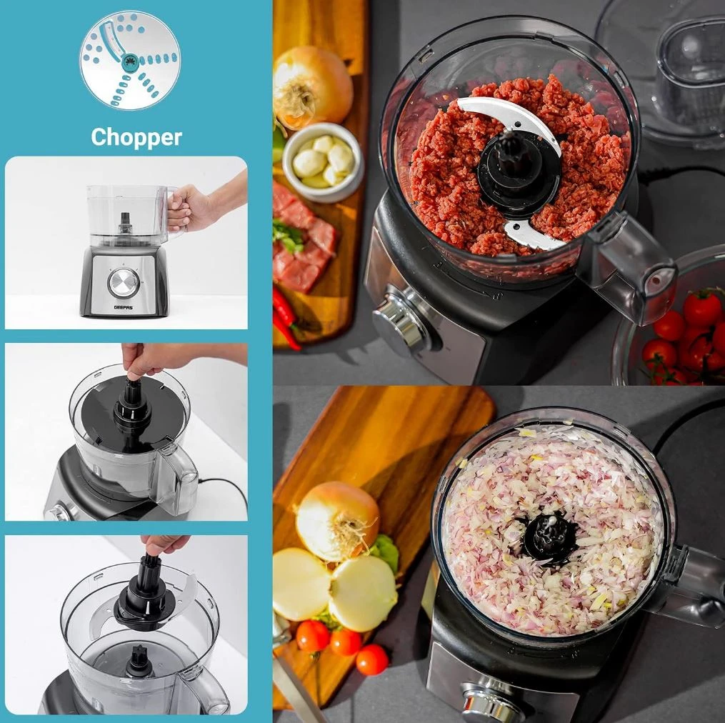 Geepas GMC42011 1200W Compact Food Processor - image 5