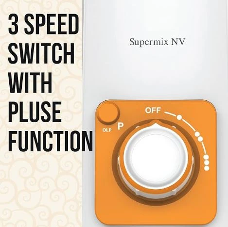 HAVELLS SUPERMIX NV MIXER GRINDER ORANGE 500W 3 JARS - image 2