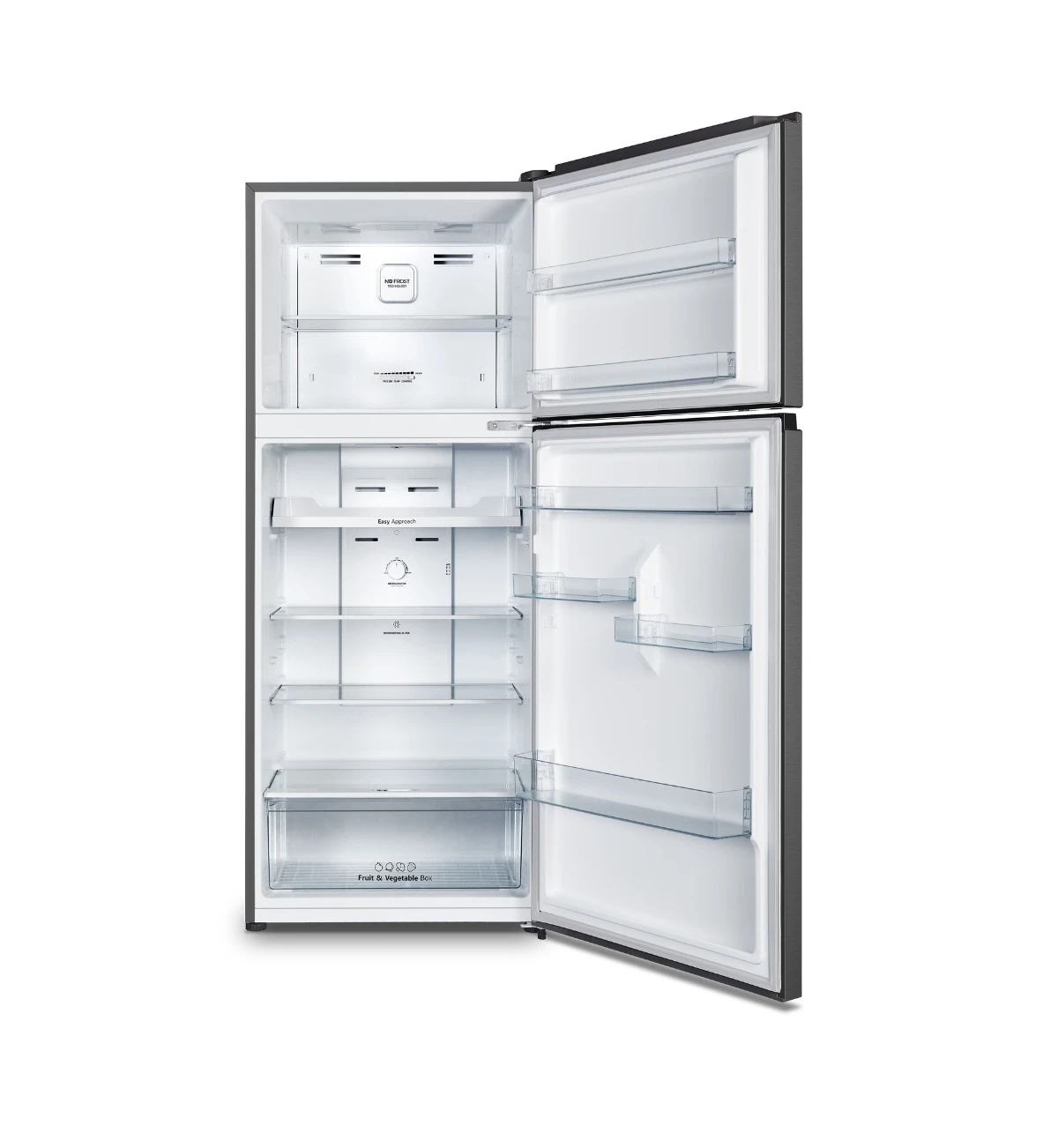 Hisense Double Door Refrigerator Inverter 375L Black - image 2