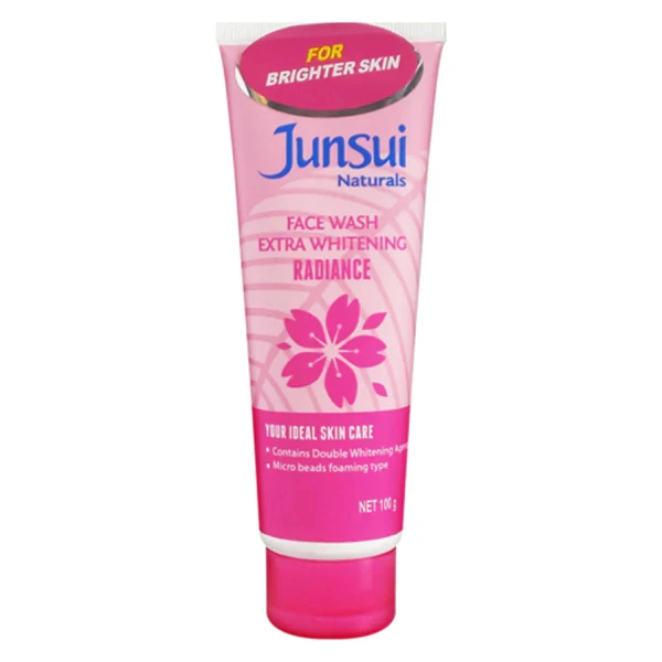 Junsui Face Wash Extra Whitening Radiance 100g - image 2