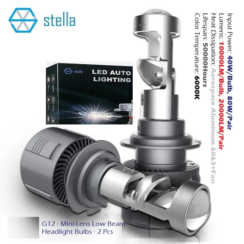 Stella H7 H11 Projector Lens LED Headlight Bulb - image 12
