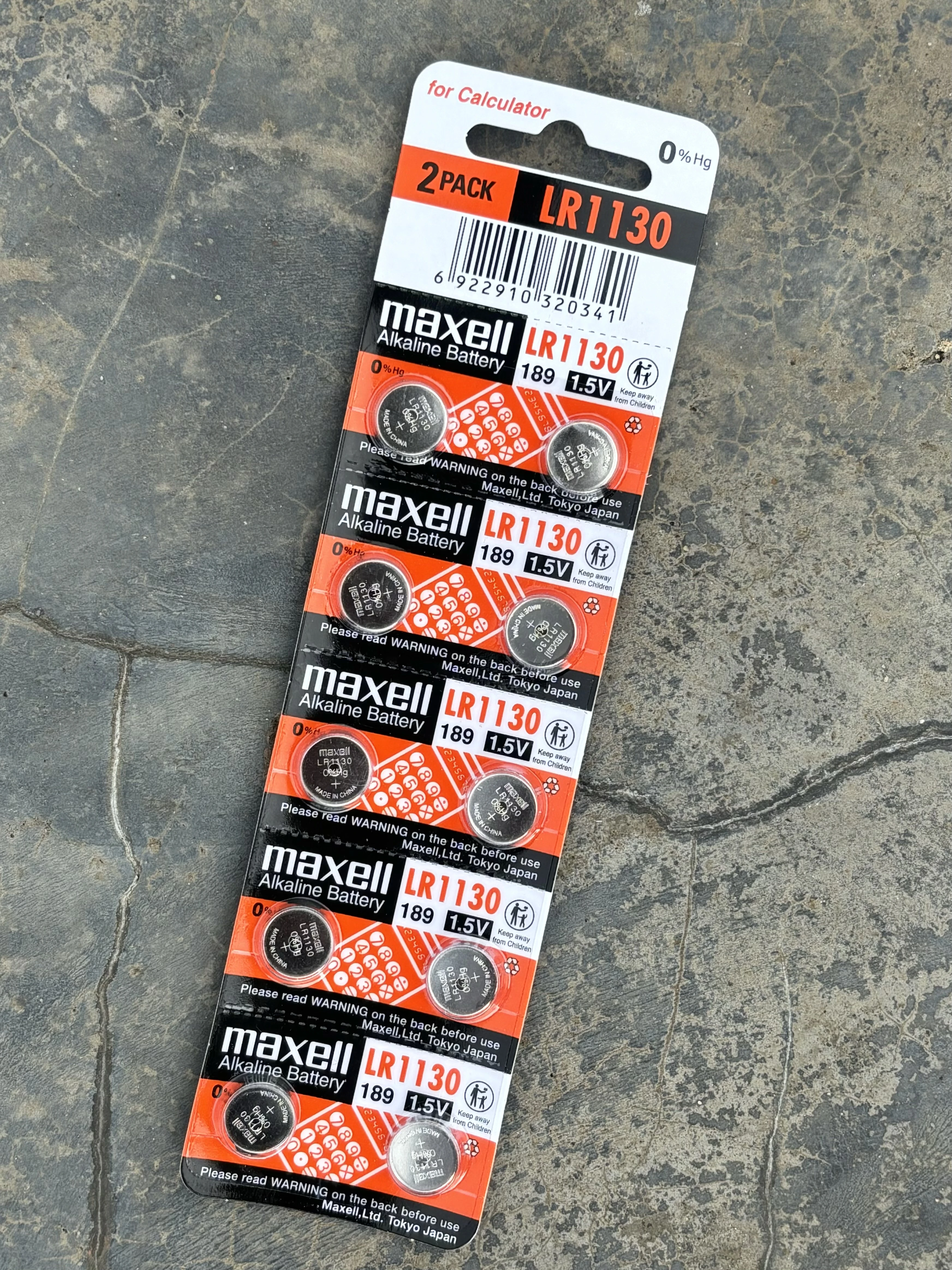 Maxell Alkaline Battery LR1130 (10 pec)