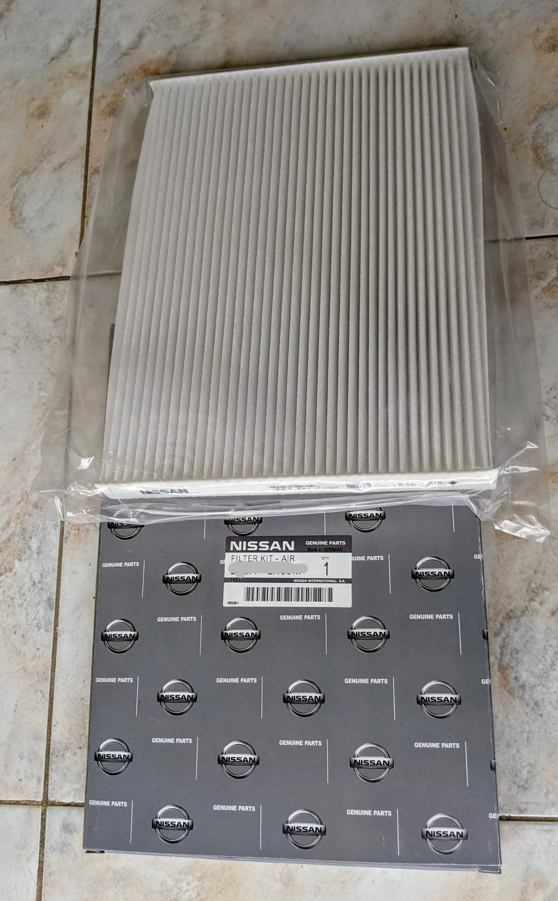 NISSAN XTRAIL T31 Genuine AC Cabin Filter - image 1