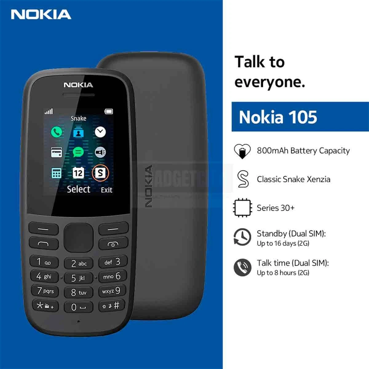 Nokia 105 Dual Sim 4th Edition With Warranty - image 3