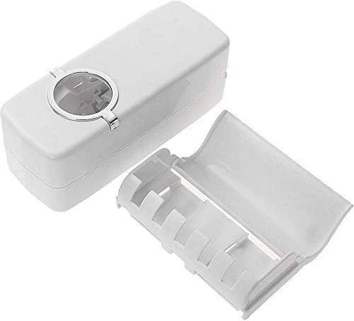 Generic One-Touch Auto Toothpaste Dispenser & Brush Holder - image 2