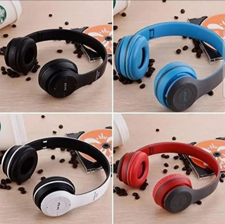 P47 5.0+ EDR Wireless Headphones TF Card FM MP3 - image 6