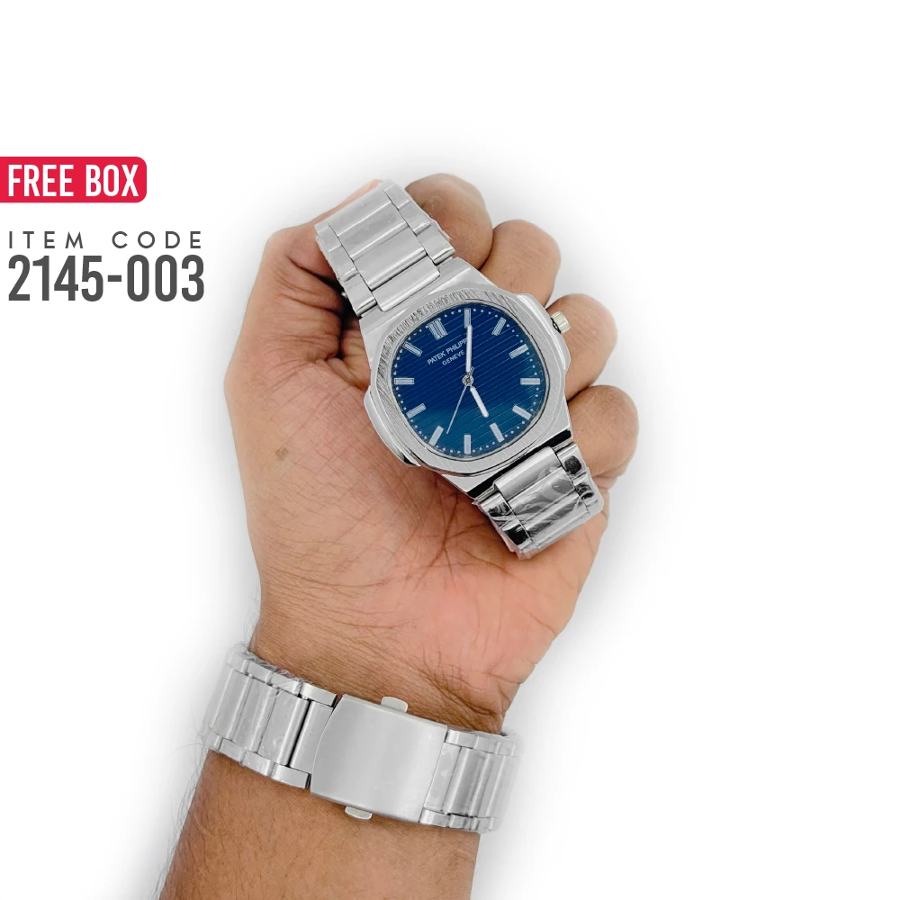 PATEK PHILIPPE Men's Stainless Steel Wrist Watch - image 2