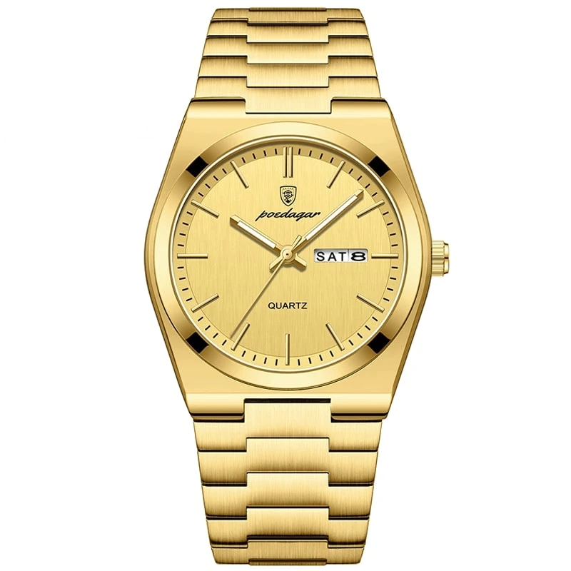 Poedagar WG075 3ATM Waterproof Stainless Steel Watch