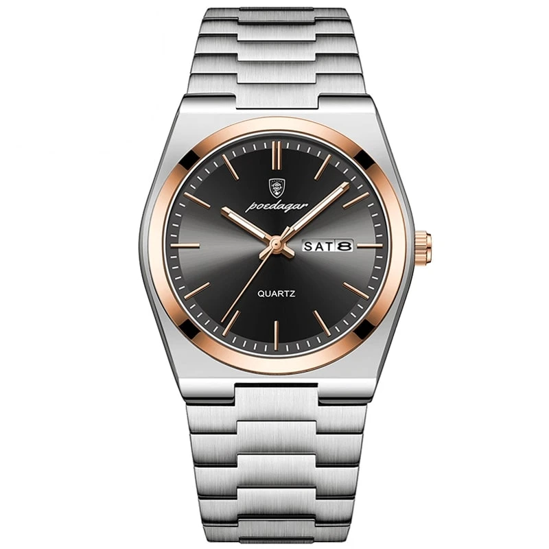 Poedagar WG075 Stainless Steel 3ATM Waterproof Watch