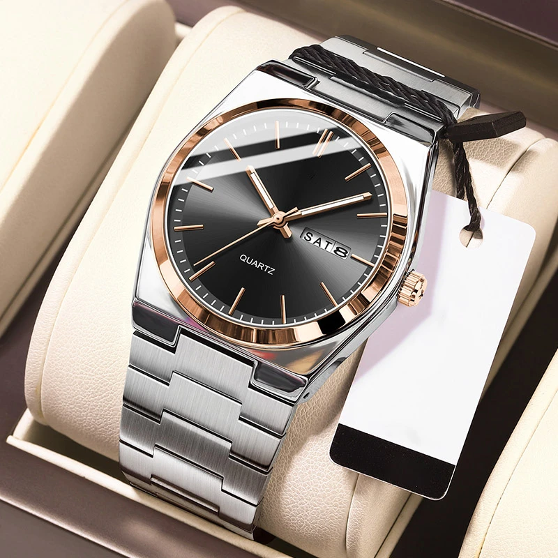 Poedagar WG075 Stainless Steel 3ATM Waterproof Watch - image 2