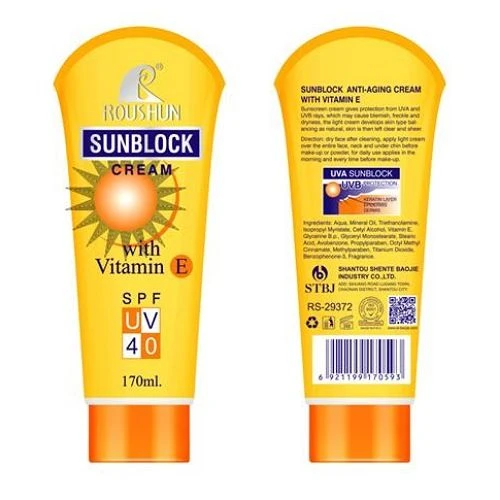 Roushun Sunblock Cream Vitamin E SPF 40 - image 2