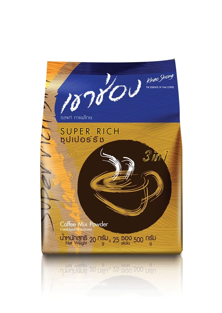 Khao Shong 3in1 Super Rich Instant Coffee Sticks