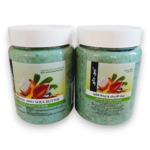 Bio Glow Argan Oil & Shea Butter Face & Body Scrub