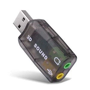 Generic USB Sound Card External 3D Audio Adapter