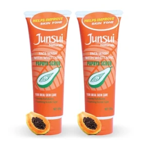 Junsui Natural Face Wash Papaya Scrub 100g