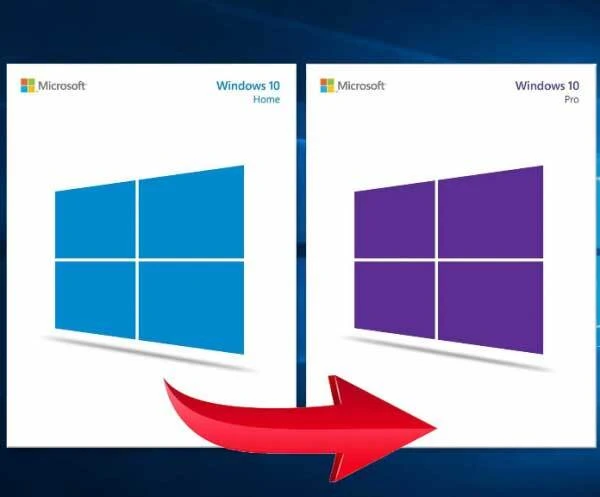 Microsoft Windows 10/11 Home to Pro Upgrade Key
