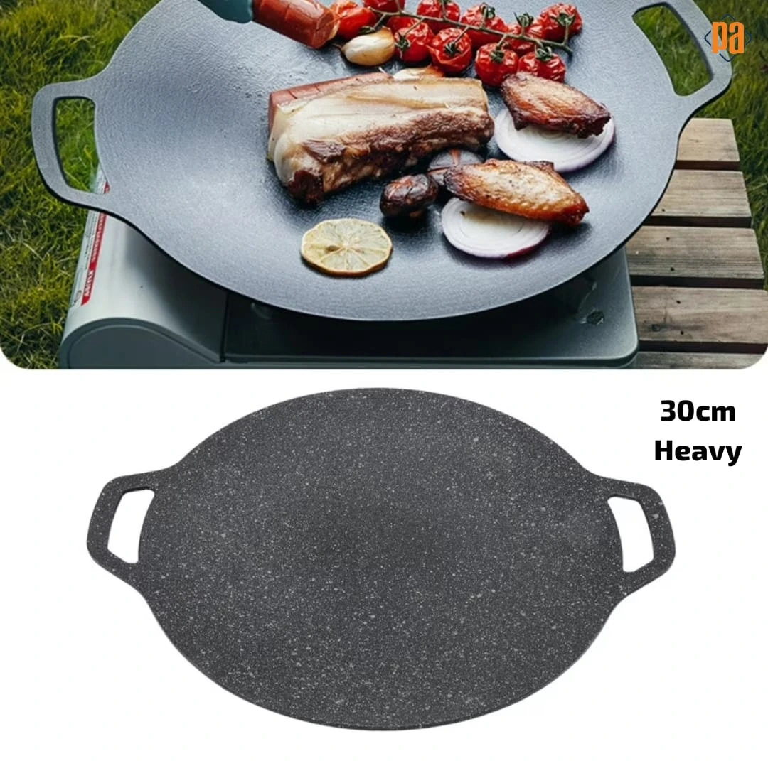28cm Grill Pan / Korean / Round / Non-Stick / Barbecue - image 3