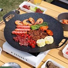 Generic 30cm Grill Pan Korean Round Non-Stick Barbecue - image 4