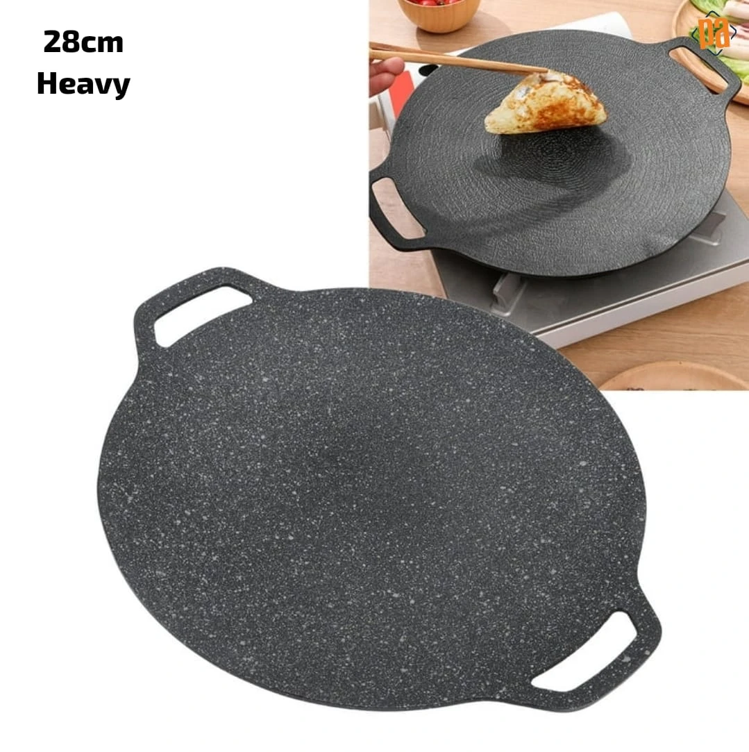 Generic 32cm Korean Round Non-Stick Barbecue Grill Pan - image 4