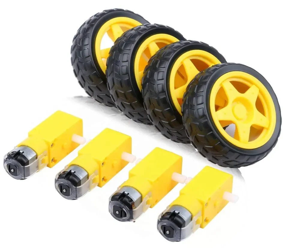 Arduino Smart Car Robot Plastic Tire Wheel