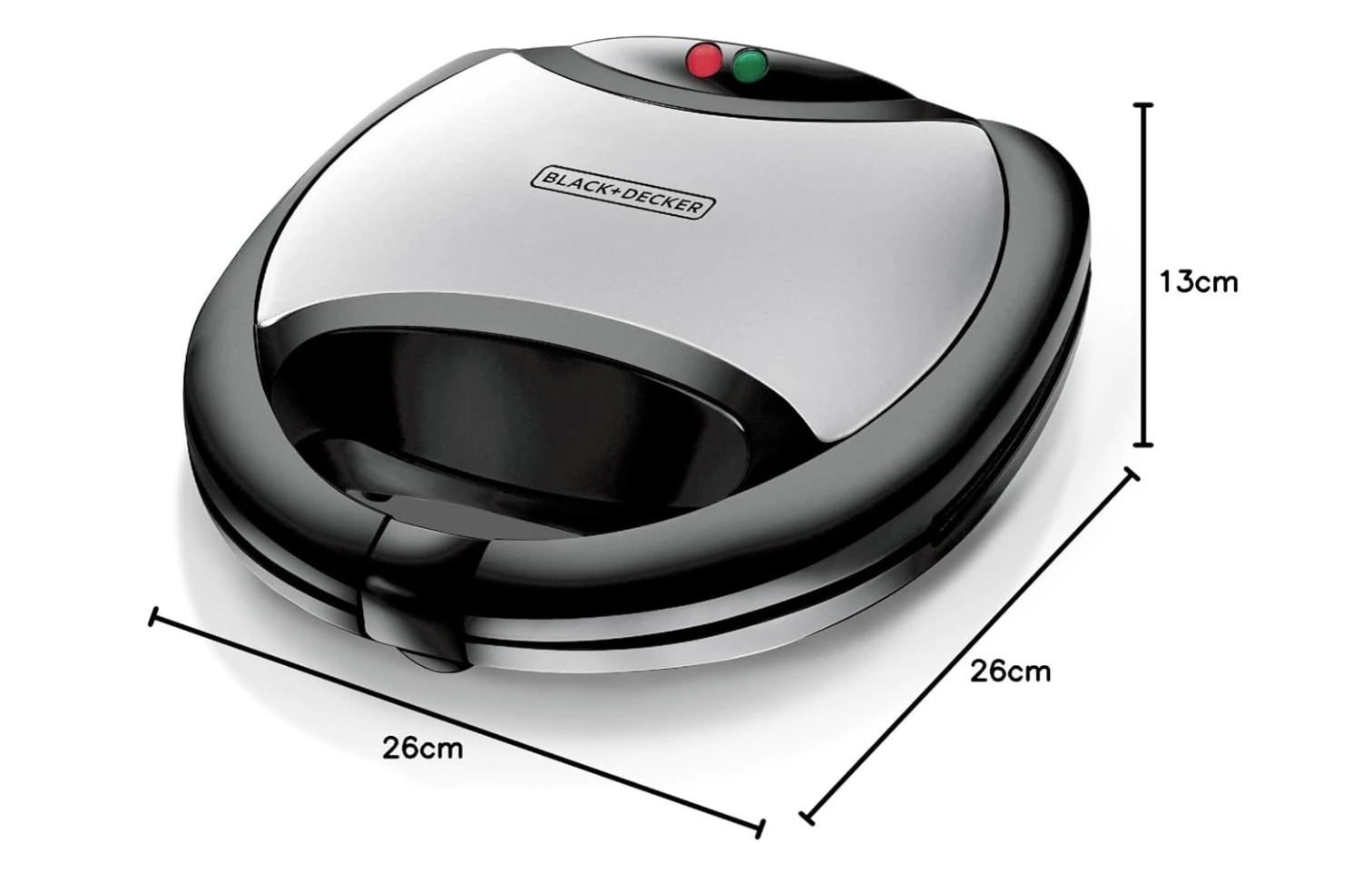 BLACK+DECKER TS2000-B5 2 Slice Sandwich Maker - image 1