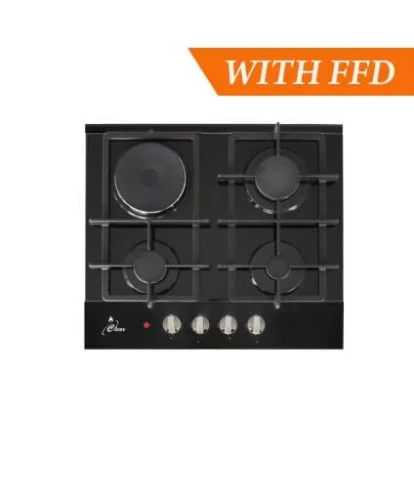 Clear F4-BP603 4 Burner Cooker Hob with FFD