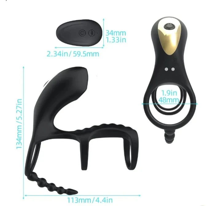 Sucking,G-Spot Simulators with Vibrator Cock Rings - image 2