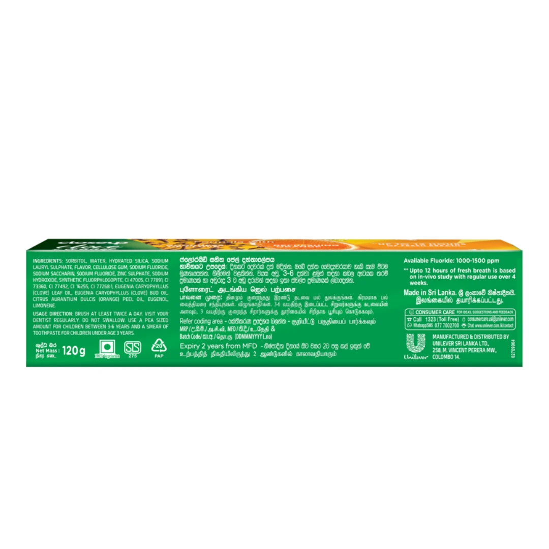 Closeup Naturals Clove and Orange Toothpaste 120g - image 2