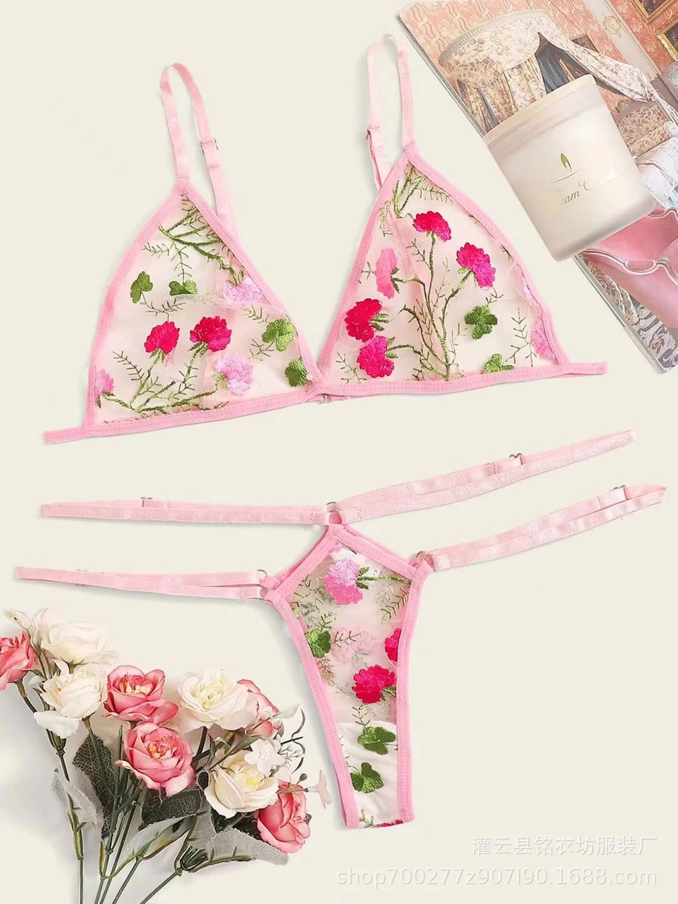 Pornostar Transparent Lingerie Set - image 4