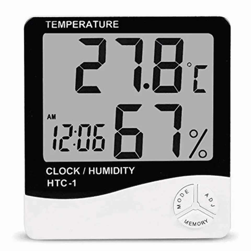 Generic HTC-1 & HTC-2 Indoor Temp Humidity Meter Clock - image 5