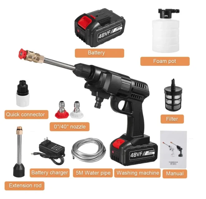 Generic High Pressure Gun Cordless Electric Washer - image 2