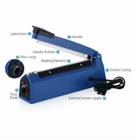 Generic PFS-200mm Impulse Food Pack Plastic Sealer - image 2