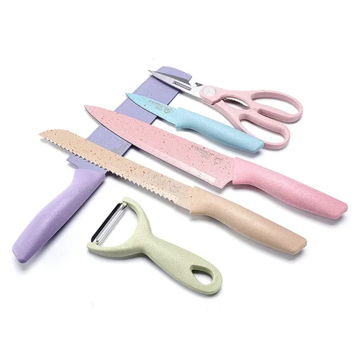 Chef's Choice 6pc Stainless Steel Kitchen Knife Set - image 2