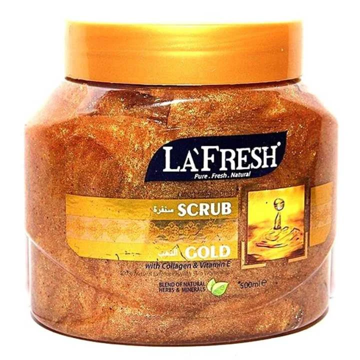 La Fresh Gold Scrub Exfoliating 500ml - image 2