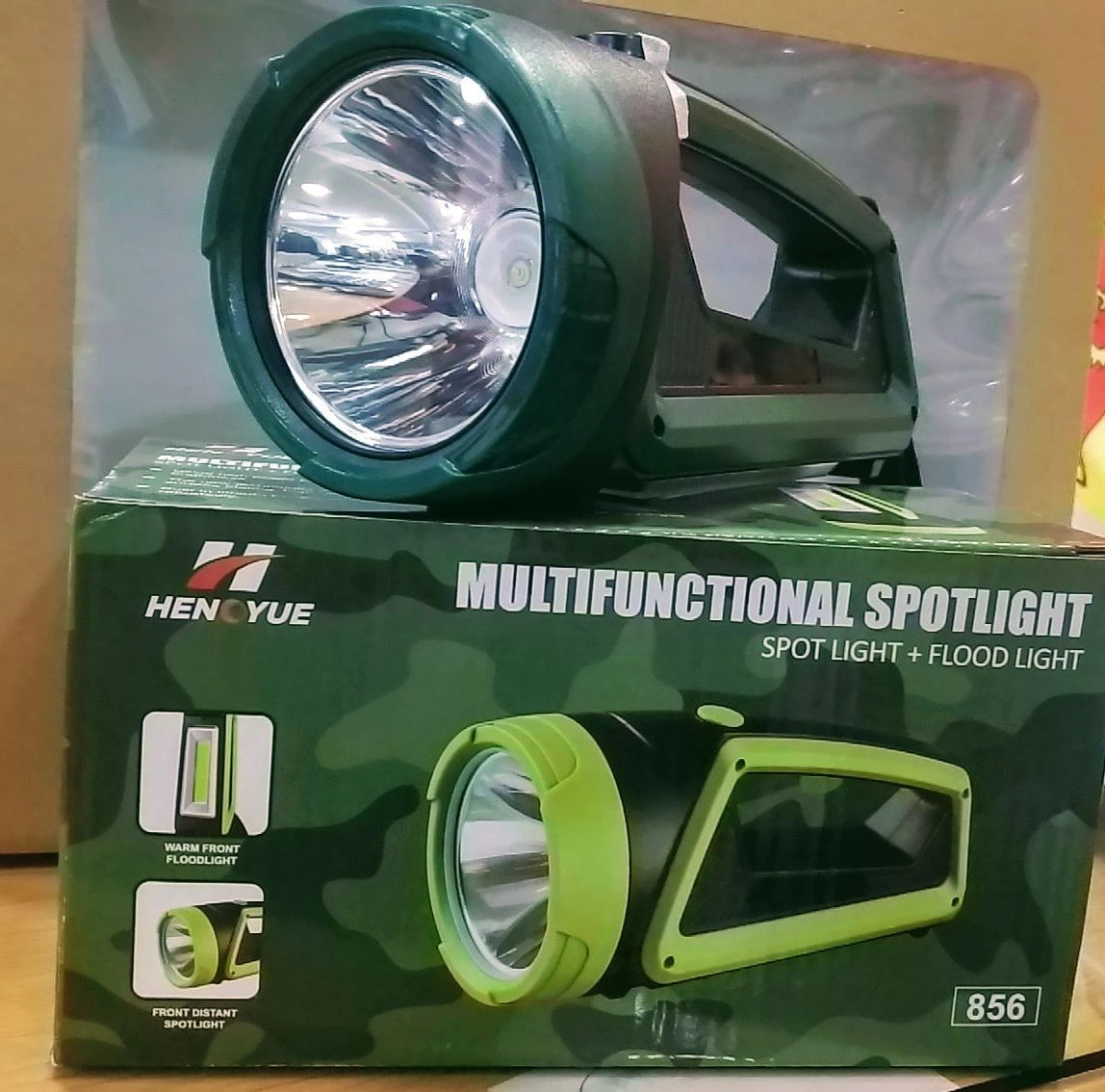 Multifunctional Spotlight Torch Flashlight