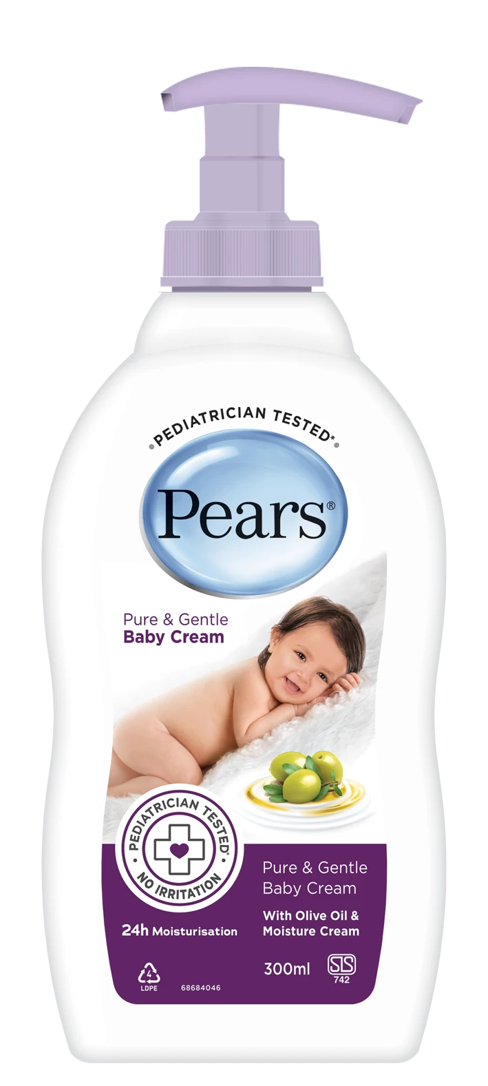 Pears Baby Pure & Gentle Cream 300ml
