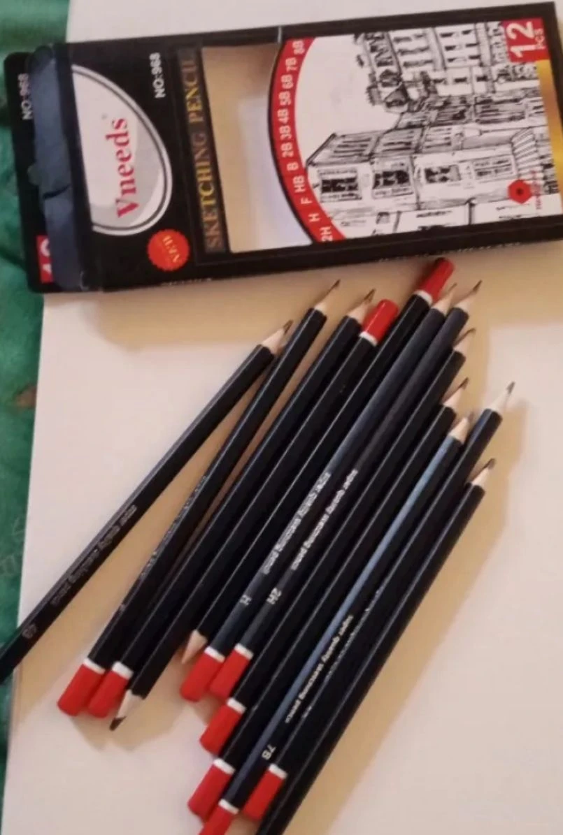 Generic Professional Pencil Sketch Set 12 Pencils - image 5