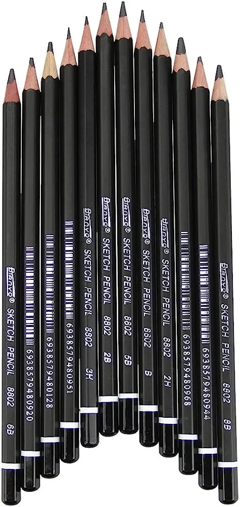 Generic Professional Pencil Sketch Set 12 Pencils - image 6