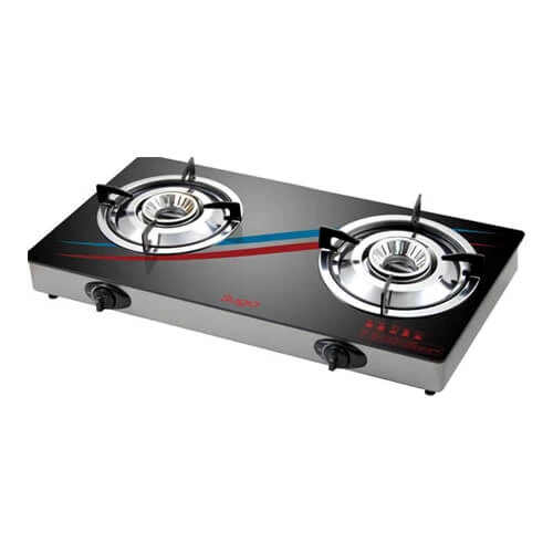 SUGA STG-6000 2 Burner Glass Top Gas Cooker